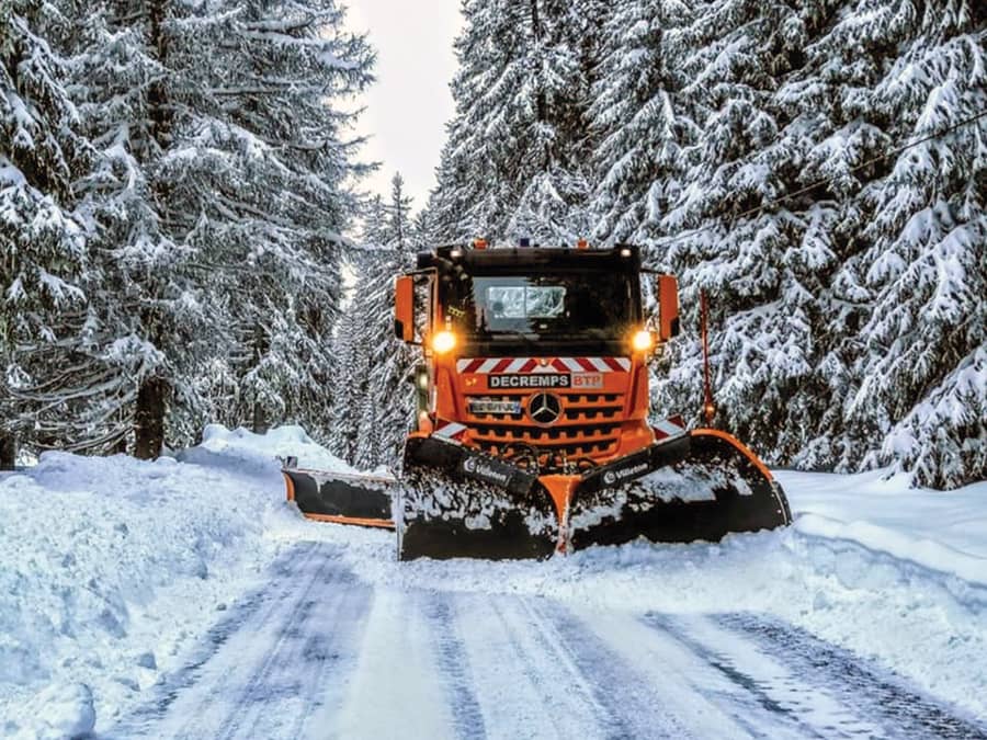 déneigement routes haute-savoie